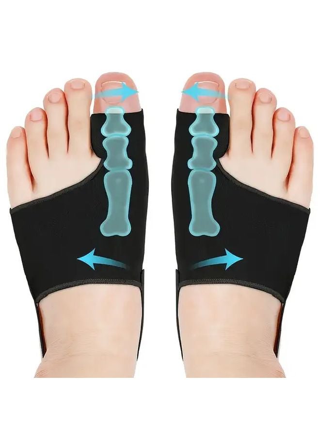 Soft Orthopedic Splints For Bunion Hammer Toe Corrector Day Night Wear Off White - Image 3