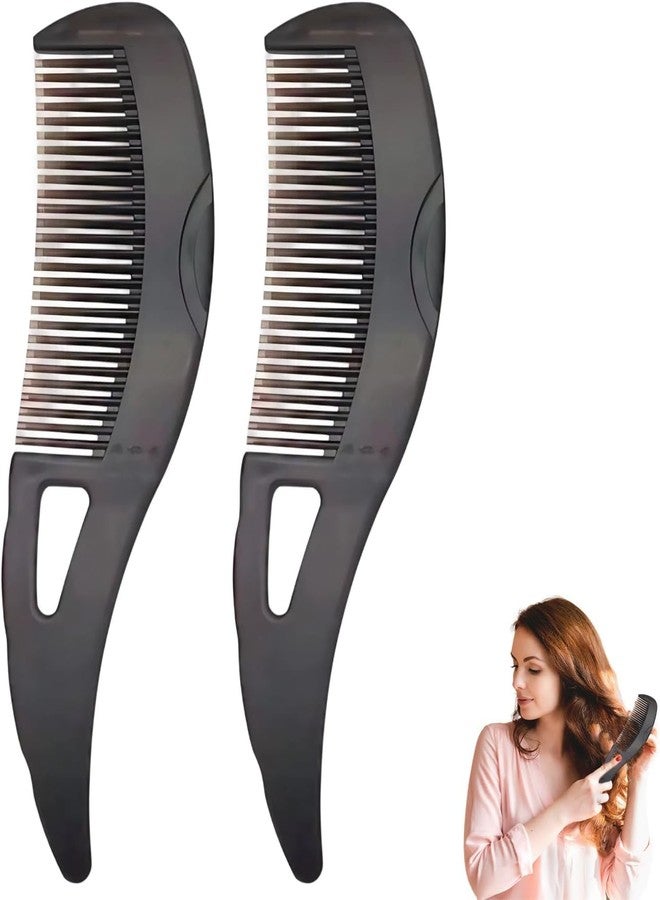 Calyrex Dandruff Comb Fine Tooth Dandruff Removal Lice Comb Dirt Removal Hair Comb for Women Men (2, Count) - Image 1