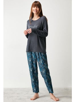 NAUTICA Women's Long Sleeve Pajamas Set 410  - Image 1