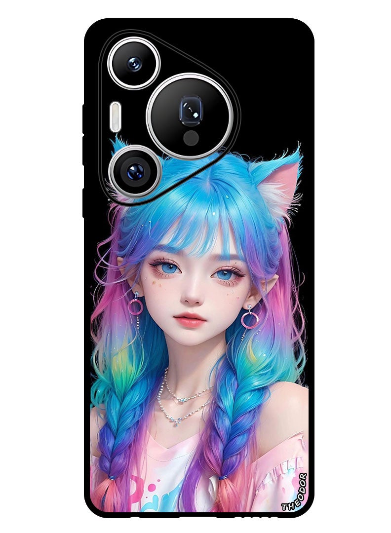 Theodor Protective Case Anti Scratch Shock Proof Bumper Cover For Huawei Pura 70 Pro Plus Girl 1 - Image 1