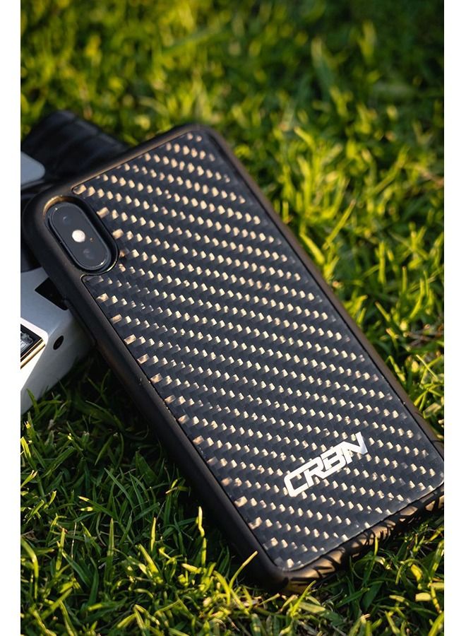 crbn Real Carbon Fiber iPhone XS Max Phone Case - Twill Back Cover - Image 2