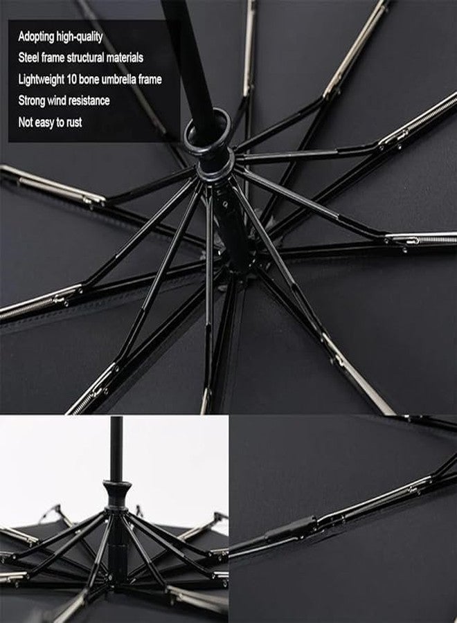 ConvertKitchen مظلة جولف أوتوماتيكية قابلة للفتح من ConvertKitchen، مظلات كبيرة الحجم مقاومة للرياح والماء، مظلات عصا للمطر للرجال والنساء والعائلة. - Image 5