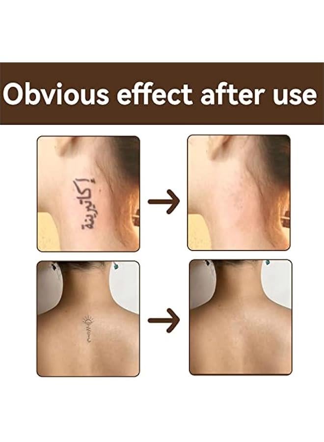 كونسيلر تاتو مقاوم للماء، كونسيلر محمول مقاوم للماء للبشرة والندبات والبقع الداكنة والوحمات، للرجال والنساء، 0.7 اونصة (لون داكن) - Image 3