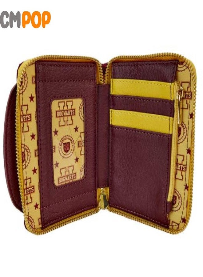 Loungefly Harry Potter Hogwarts Crest Varsity Jacket Zip Around Wallet - Image 3