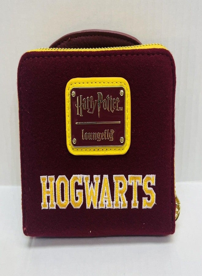 Loungefly Harry Potter Hogwarts Crest Varsity Jacket Zip Around Wallet - Image 2