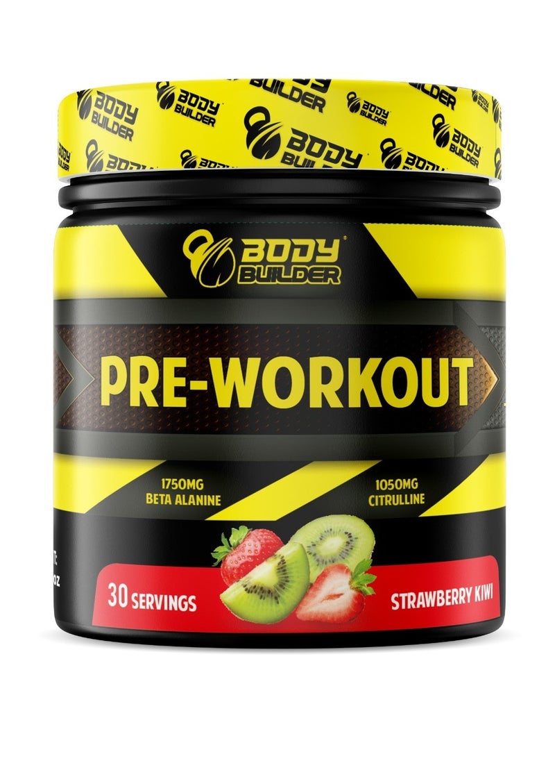 Body Builder Energy Pre workout Plus BCAA, Strawberry Kiwi Flavor, 30 Servings - pzsku/Z8F91C54E1E85FA40E9DAZ/45/_/1699527150/9655d26c-a3fa-44f0-8272-db7d38d5c5dc