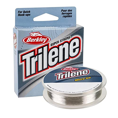 Berkley Trilene® Micro Ice®, Clear Steel, 4-Pound Break Strength, 110yd Monofilament Fishing Line, Suitable for Freshwater Environments - Image 5