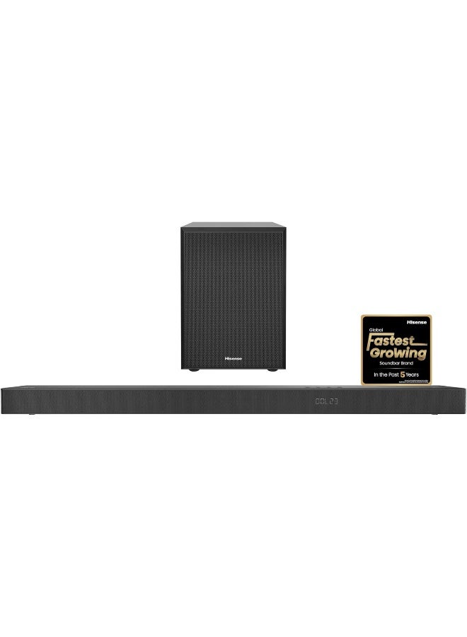 Hisense مجدد - بار الصوت المتميز Hisense U5120G 5.1.2ch مع مضخم صوت لاسلكي - Image 2