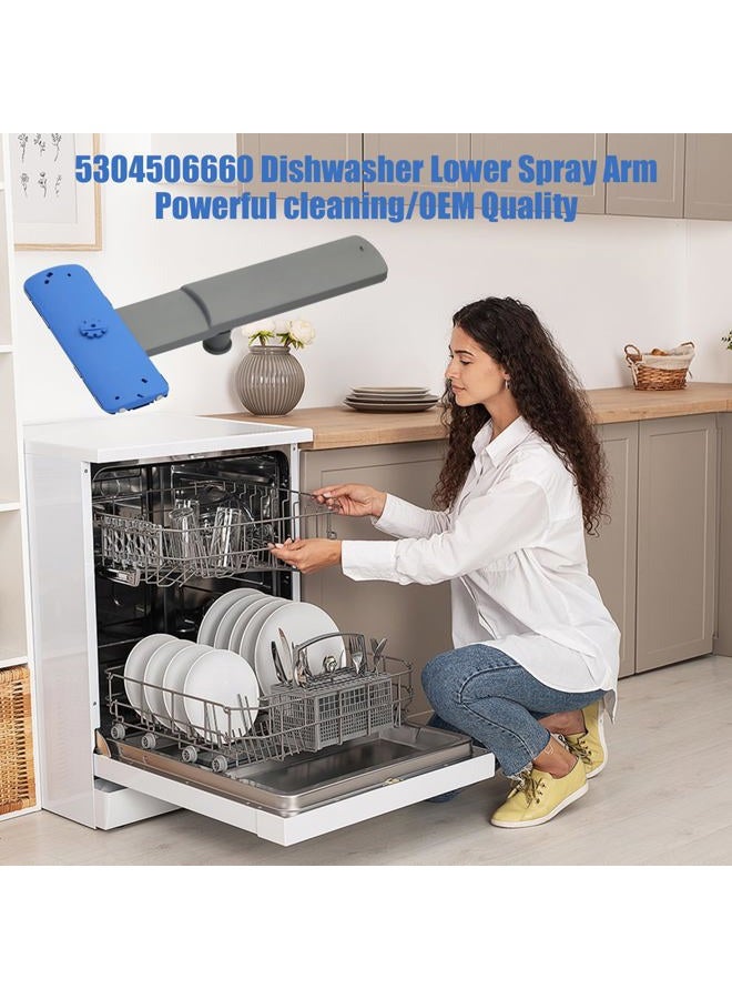 HLTIT Upgraded 5304506660 Dishwashers Lower Wash Arm Assembly for Frigidaire Dishwashers Spray Arm Assembly - Image 3