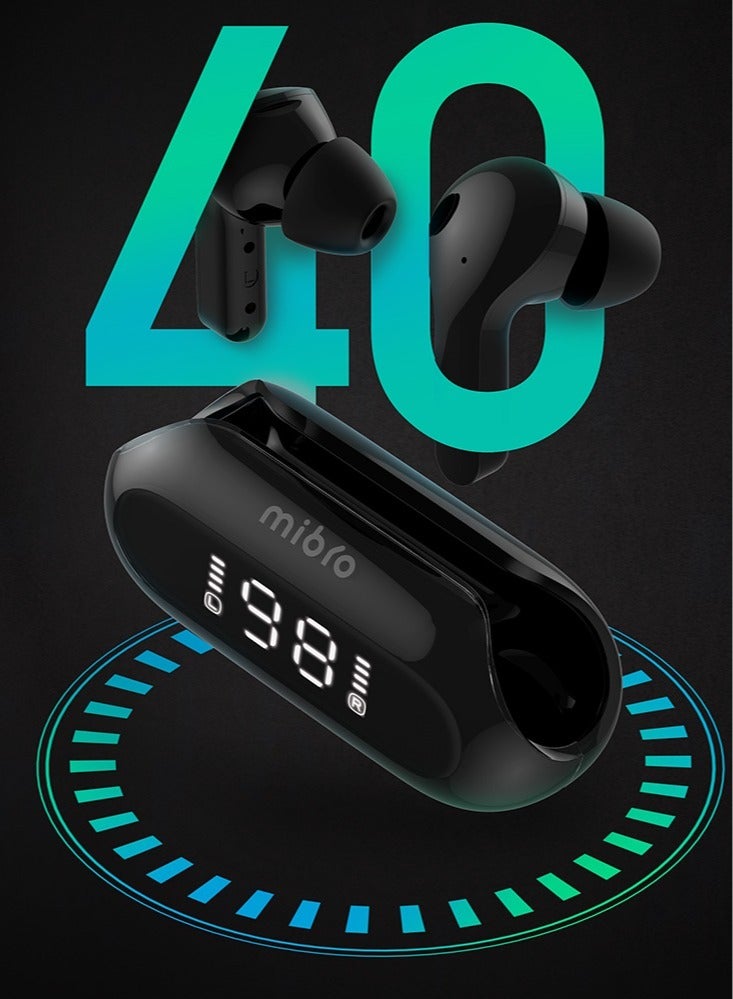 Mibro True Wireless Headset Mini & crystalline design Bluetooth Headset Black - Image 3