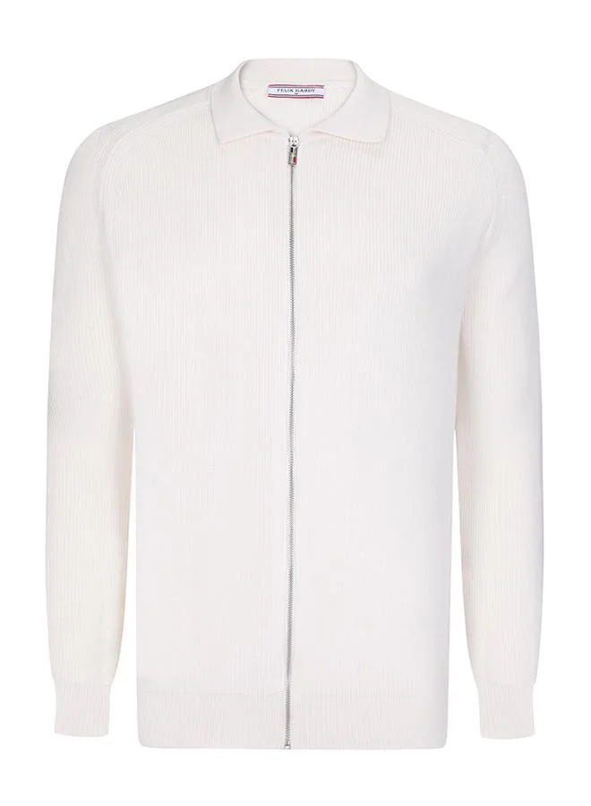 Full Zip Knit Cardigan