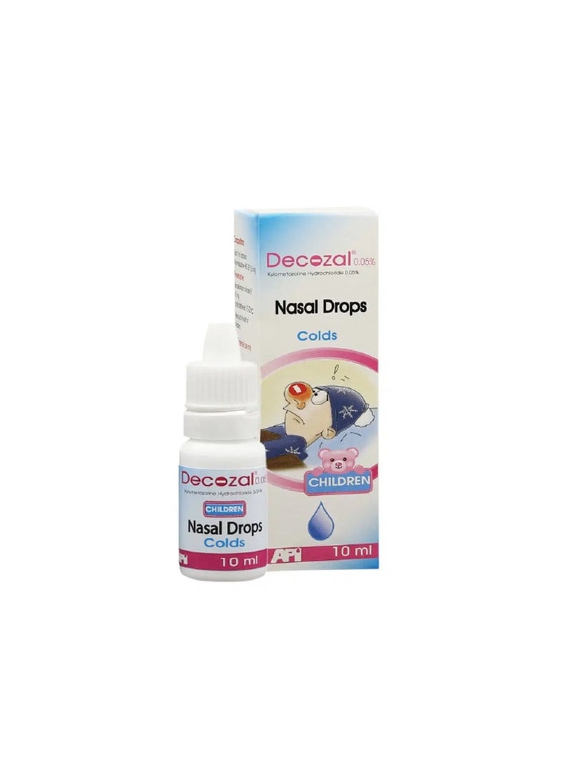 Decozal 0.05% nasal drops children 10ml