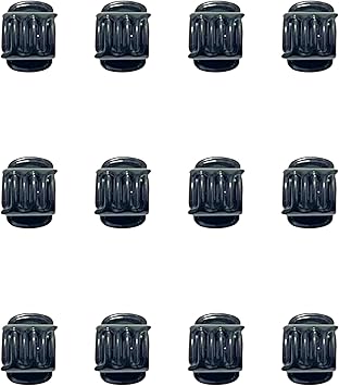 12 Mini Hair Claw Clips Clamps Small Plastic Hair Clips Pins Grips Womens Girls Hair Accessories size 1CM Black - Image 2