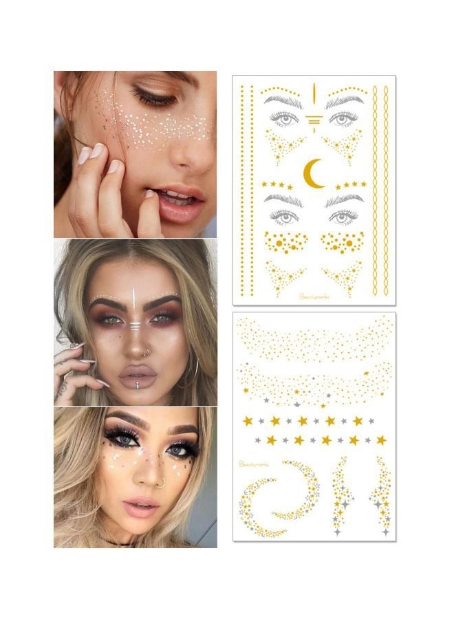 مجموعة ملصقات الوجه الإبداعية من وينشينتي مكونة من قطعتين - Image 2