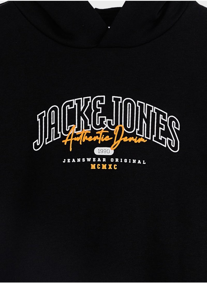 Jack & Jones Junior - Youth Graphic Hoodie - Image 1