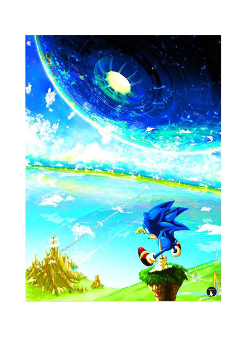 RKN The Video Game Sonic Mouse Pad Blue
