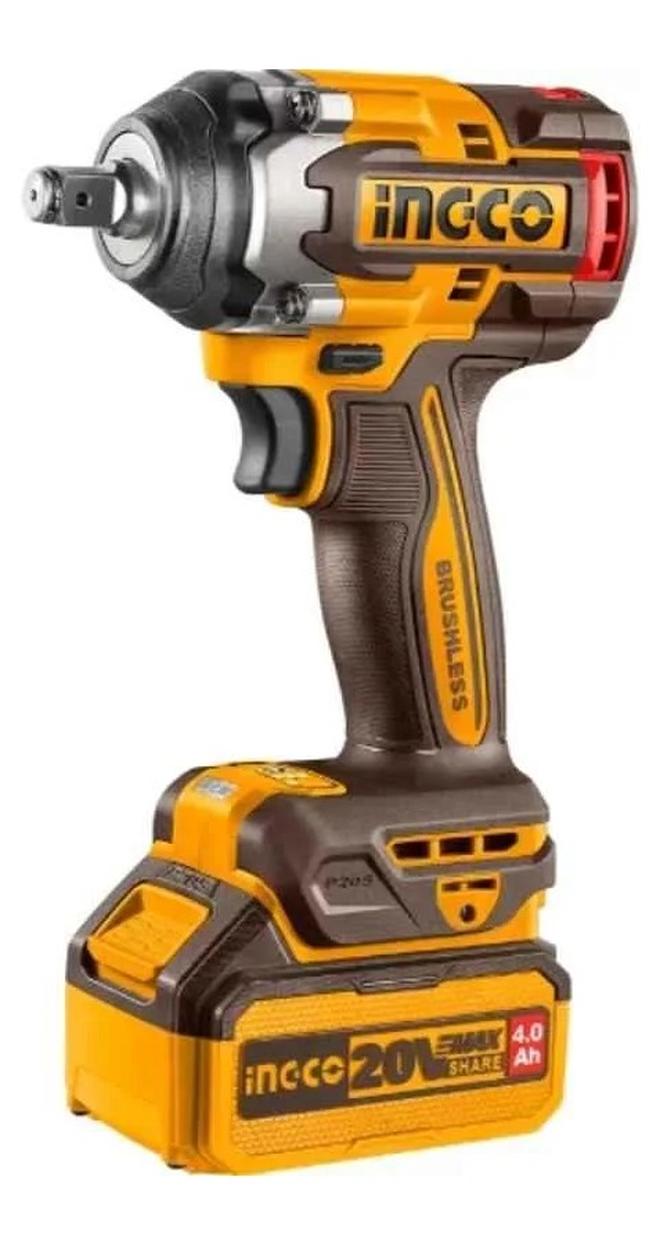 INGCO 20V Cordless Impact Wrench with Brushless Motor – Model CIWLI2035 - Image 1