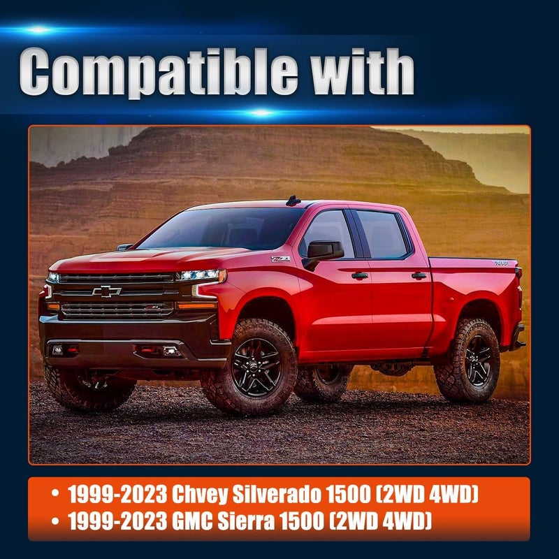 GAsupply 2" Rear Leveling Lift Kit for 1999-2023 Chevy Silverado 1500 & GMC Sierra 1500 - Image 2