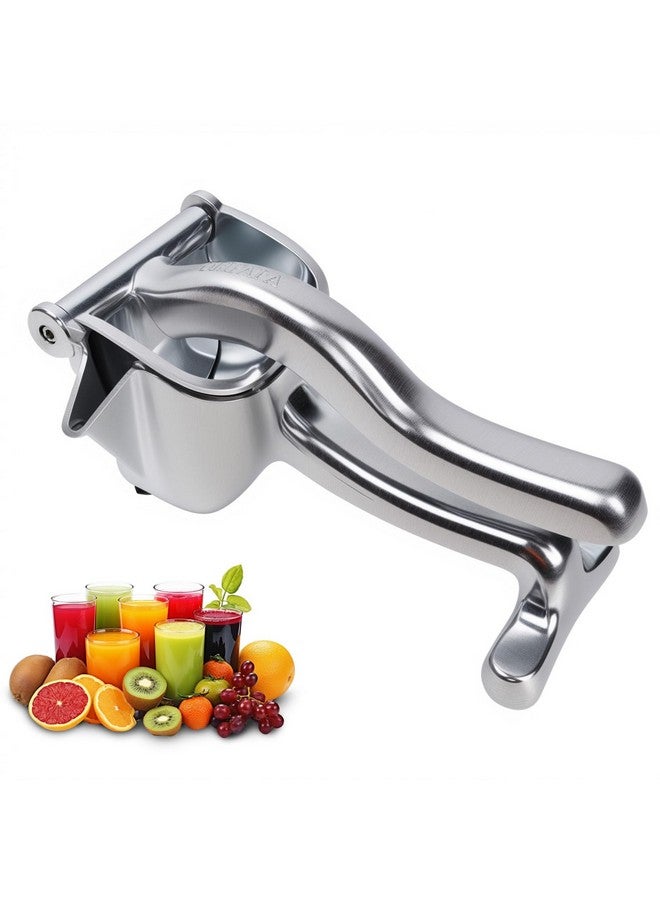OldPAPA Lemon Squeezer Heavy Duty Juicer Hand Press Premium Quality Lemon Squeezer Manual Citrus Press Juice Extractor Lemon Lime Juicer Handheld Orange Juice Squeezer Fruit Juicer-Silver - Image 1