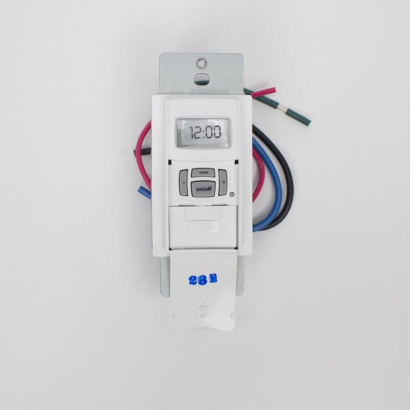Intermatic Intermatic ST01 7 Day Programmable In Wall Digital Timer Switch for Lights and Appliances, Astronomic, Self Adjusting, Heavy Duty,White  - Image 5
