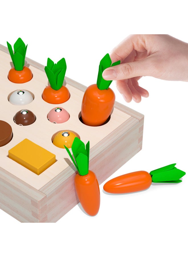 Baby Children's Fishing Toys Magnetic Intelligence 1 One Two And A Half Years Old 3 Baby Enlightenment Early Education 4 Boys And Girls Multifunctional-Color:Four-in-one Building Block Box (fishing - Image 3