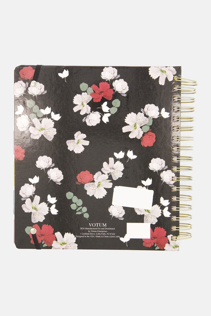 VOTUM For I Know The Plan I have For You Spiral Bound Floral Notebook, Black Combo - Image 3