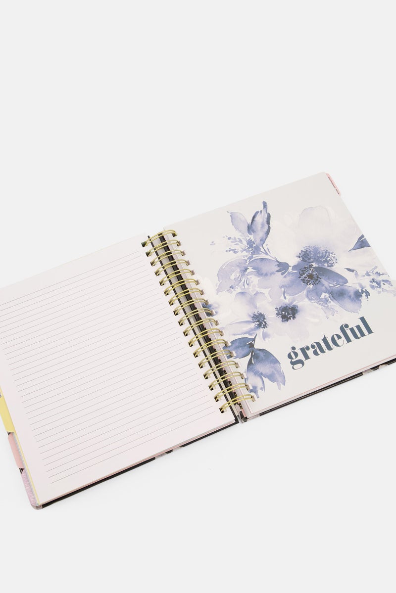 VOTUM For I Know The Plan I have For You Spiral Bound Floral Notebook, Black Combo - Image 2