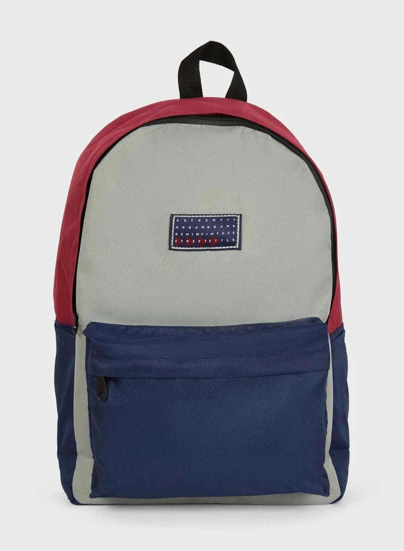 DeFacto Color Block Backpack