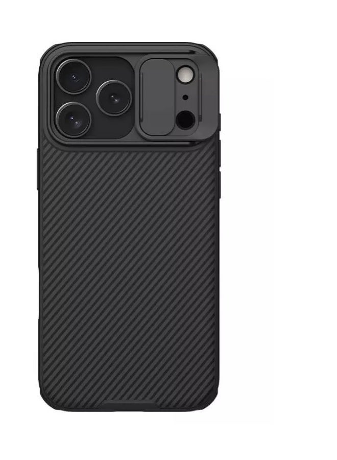 NILLKIN Camshield Pro for iPhone 17 Pro Case Compatible with MagSafe TPU PC Phone Cover with Slider - Black - Image 3