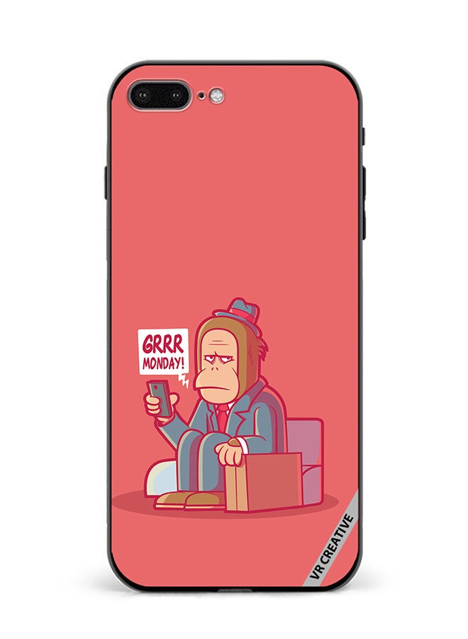 VR CREATIVE Protective Case Cover For Apple iPhone 7 Plus/8 Plus Mondays Design Multicolour - Image 1