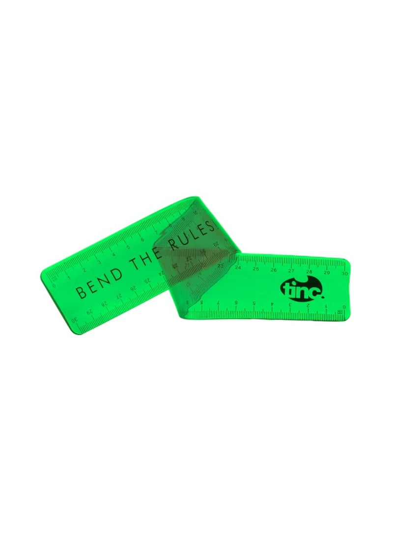 Tinc Green Bendable Ruler School Essential
