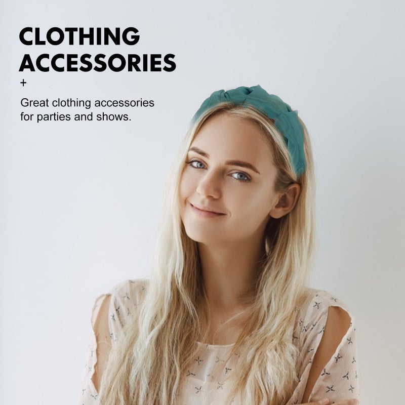 Color Twisted Headband Stylish Headband Fashion Headdress for Women Girl - Image 5