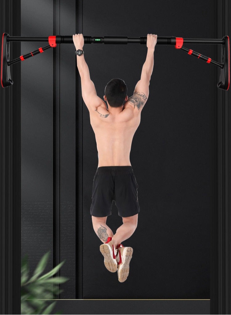 قضيب سحب محمول عند الباب، قضيب رفع الذقن لممارسة التمارين الرياضية في المنزل، للاستخدام في صالة الألعاب الرياضية من 80 سم إلى 120 سم / من 100 سم إلى 140 سم - Image 2