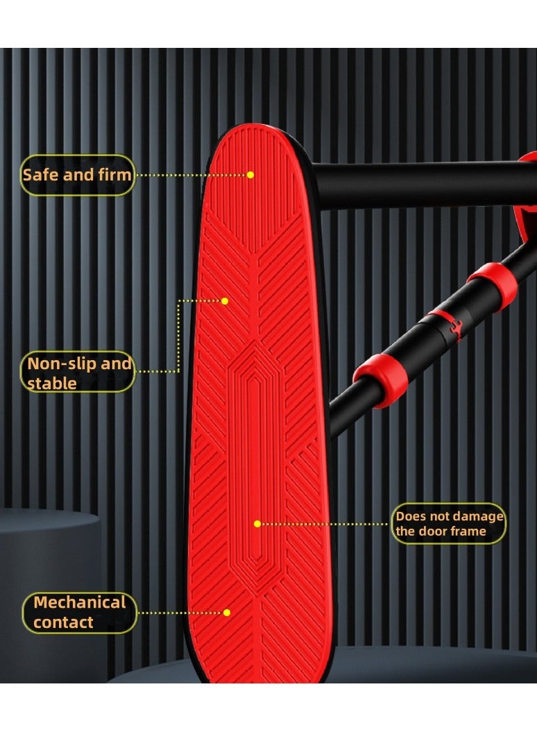 قضيب سحب محمول عند الباب، قضيب رفع الذقن لممارسة التمارين الرياضية في المنزل، للاستخدام في صالة الألعاب الرياضية من 80 سم إلى 120 سم / من 100 سم إلى 140 سم - Image 4