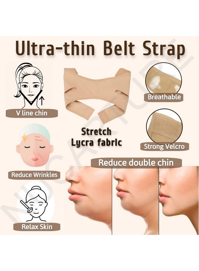 نوكارتشر حزام تخسيس الوجه للذقن المزدوجة للرجال والنساء (M بيج) - Image 4
