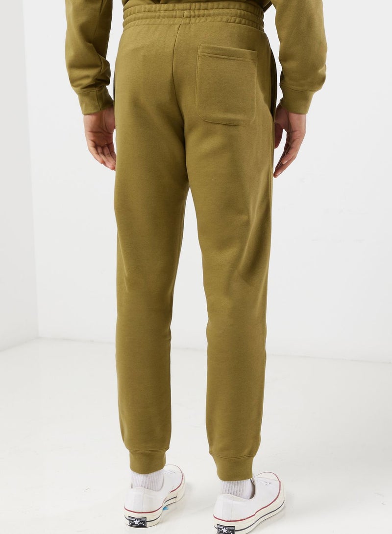 CONVERSE Embroidered Star Chevron Standard-Fit Fleece Sweatpants  - Image 3