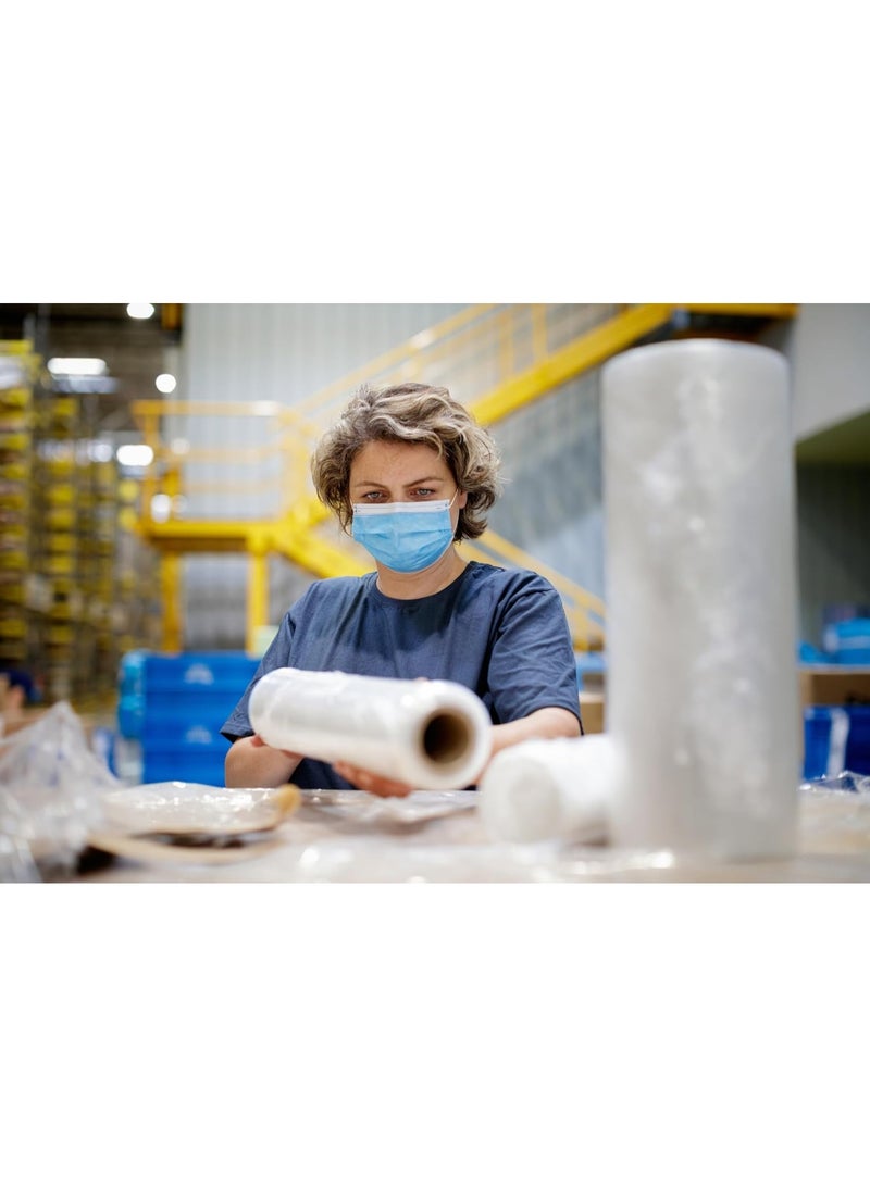 2 Rolls Stretch Film Transparent Wrap Film 50 cm / 2 kg, Film for Furniture & Moving, Pallet Film, Hand Stretch Film, Packaging Film on Roll, Stretch Film Roll, Packaging Material - Image 4