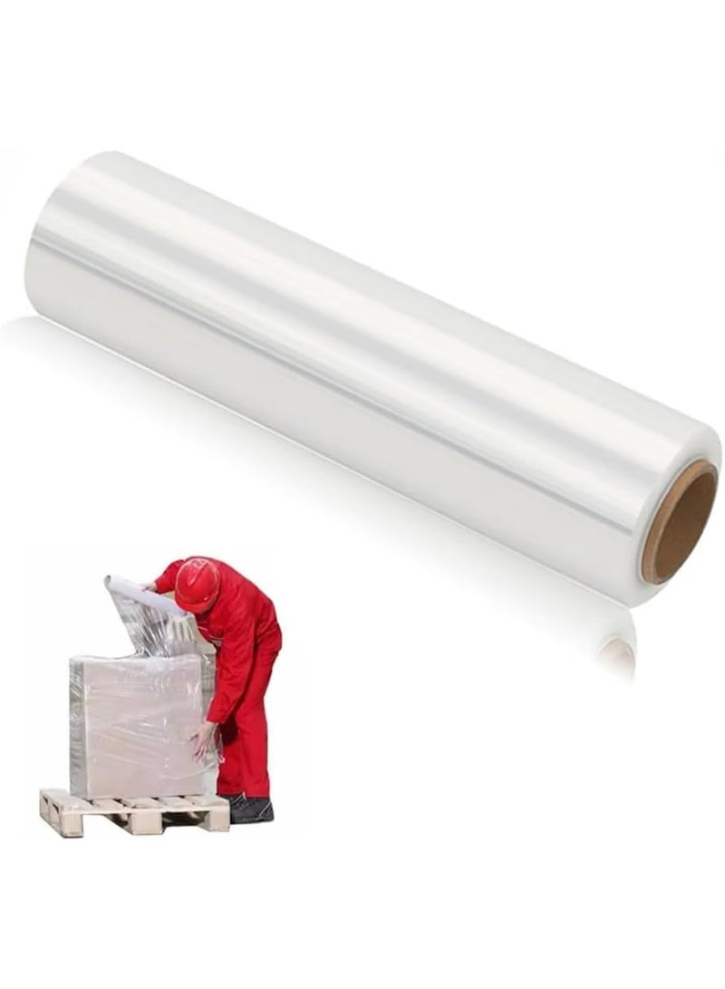 2 Rolls Stretch Film Transparent Wrap Film 50 cm / 2 kg, Film for Furniture & Moving, Pallet Film, Hand Stretch Film, Packaging Film on Roll, Stretch Film Roll, Packaging Material - Image 5