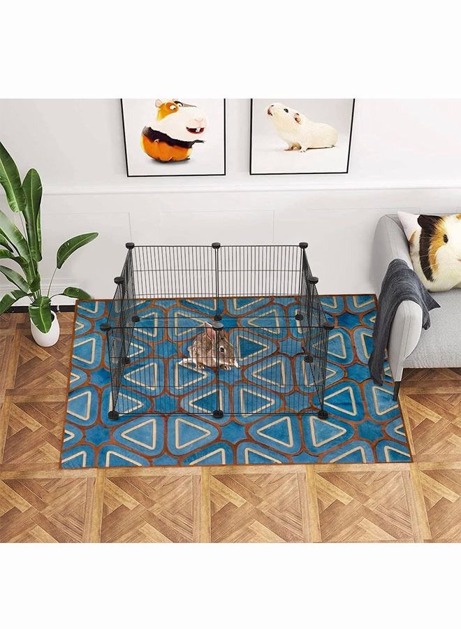 Pet Playpen DIY Small Animal Cage for Indoor Outdoor Use Portable Metal Wire Yard Fence for Puppy Kitten Guinea Bunny Turtle Hamster (8 Panels) - Image 5