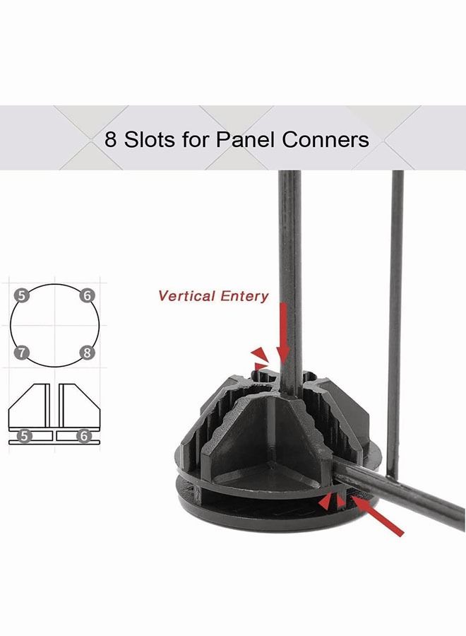 Pet Playpen DIY Small Animal Cage for Indoor Outdoor Use Portable Metal Wire Yard Fence for Puppy Kitten Guinea Bunny Turtle Hamster (8 Panels) - Image 3
