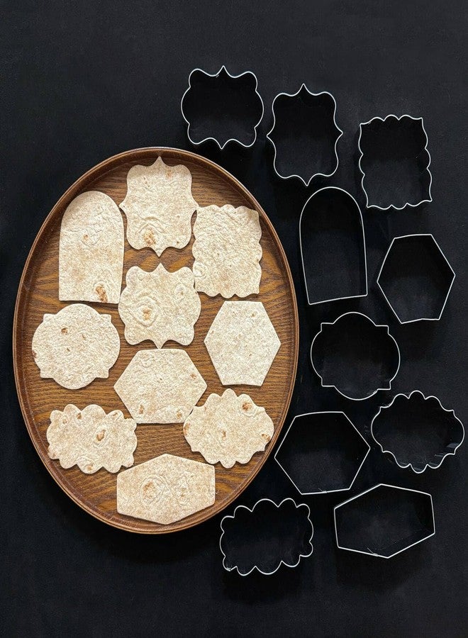 Auktosmn Large Plaque Cookie Cutter Set-10 Piece-4.0 Inch-Diswasher Safe-Frame Cookie Cutter Shape for Baking - Image 4