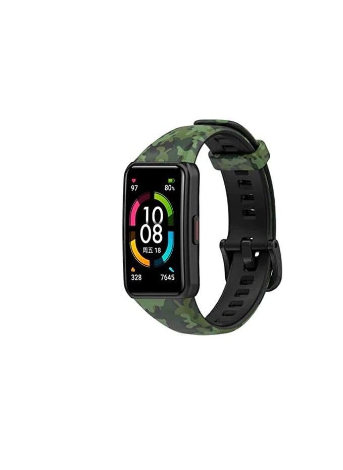Generic - Silicone Strap Compatible with HUAWEI Watch Fit 2 Active/Classic/Elegant, Two-color Sport Band Breathable Ultra-light Waterproof Durable Adjustable Replacement Wristband for Fit2 - Image 1