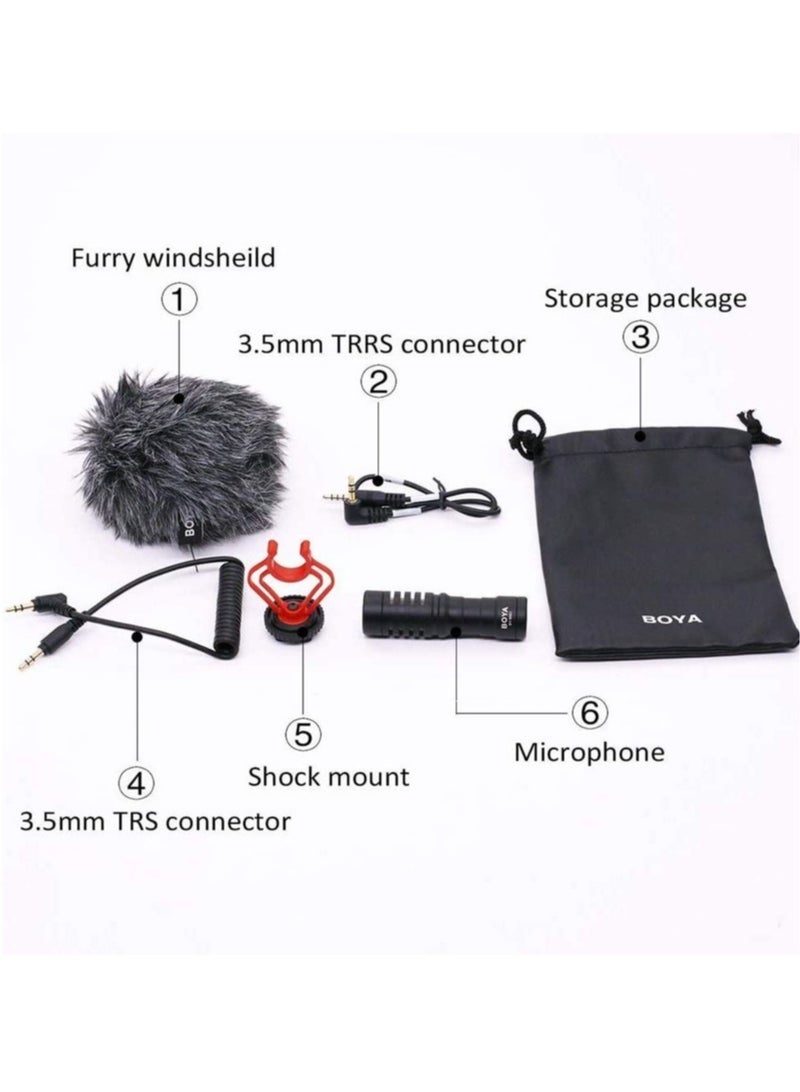 ELTRAZONE BY-MM1 Video Microphone Youtube Vlogging Facebook Livestream Recording Shotgun Mic For Smartphone/Cameras, Wireless 2.4 GHZ 100 Meter Microphone - Image 4