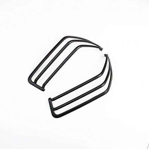 JSTOTRIM Black Plastic Front Turn Signal Light Cover Trims Accessories for 2018-2026 Jeep Wrangler JL - Image 4