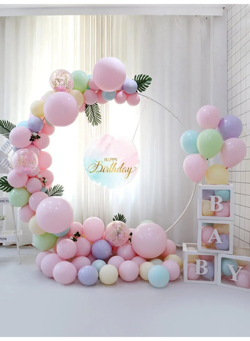 Balloon Arch Stand – 2-Meter Polyethylene Balloon Frame Easy to Assemble, Disassemble, and Carry – Can Be Decorated with Balloons or Flowers – Perfect for Birthdays, Engagements, Graduations, Weddings, and All Celebrations - Image 1