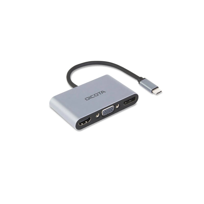 DICOTA USB-C Portable 5-in-1 Mini Docking Station 4K HDMI/ DP PD 100W - Image 1