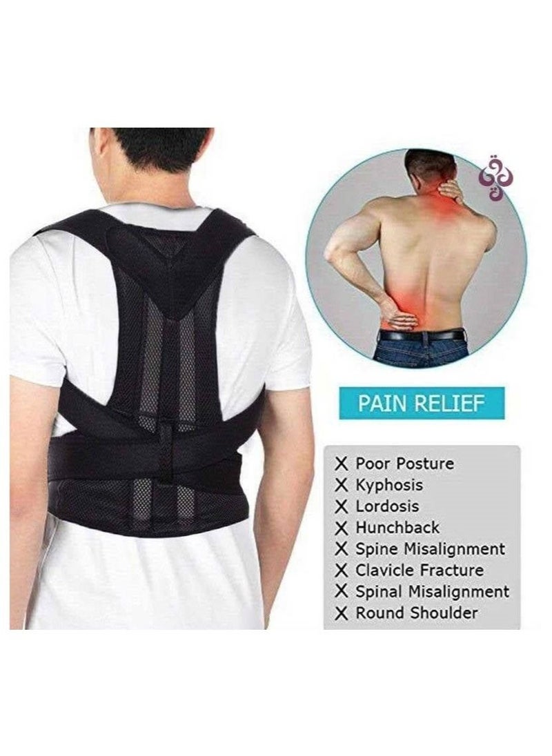 Beauenty Back And Shoulder Posture Corrector Corset Helps Maintain A Permanent Straightening Of The Body And Relieves Back Neck And Shoulder Pain -Size M  - Image 4