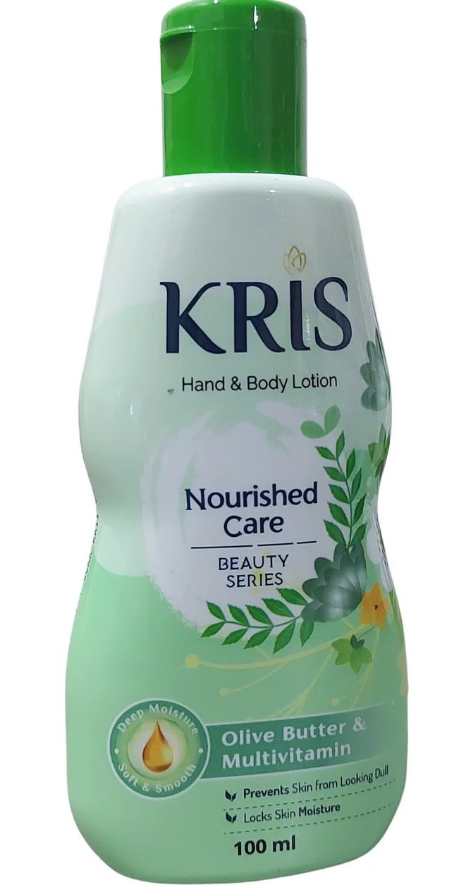 KRIS Body Lotion Nourished Care Olive Butter & Multivitamin 100ML - Image 1