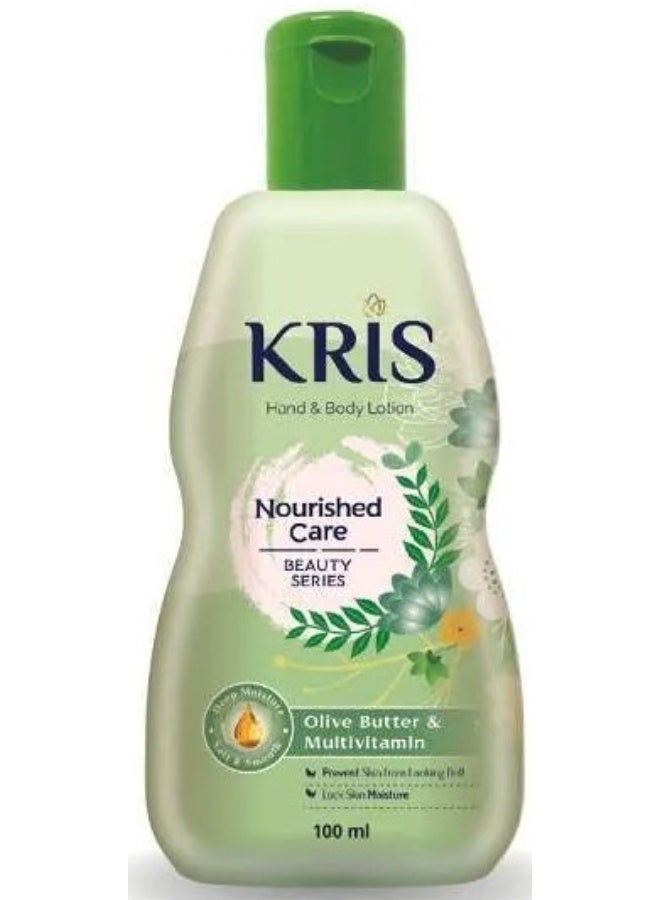 KRIS Body Lotion Nourished Care Olive Butter & Multivitamin 100ML - Image 2