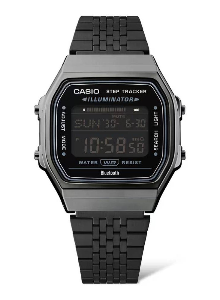CASIO Vintage Bluetooth Step Tracker Stainless Steel Watch ABL-100WEGG-1B - Image 2